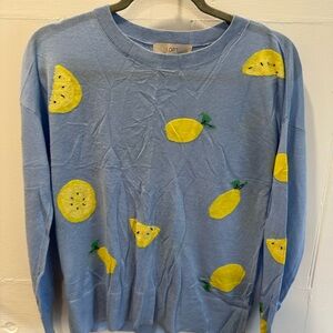 LOFT Light Blue Knit Sweater